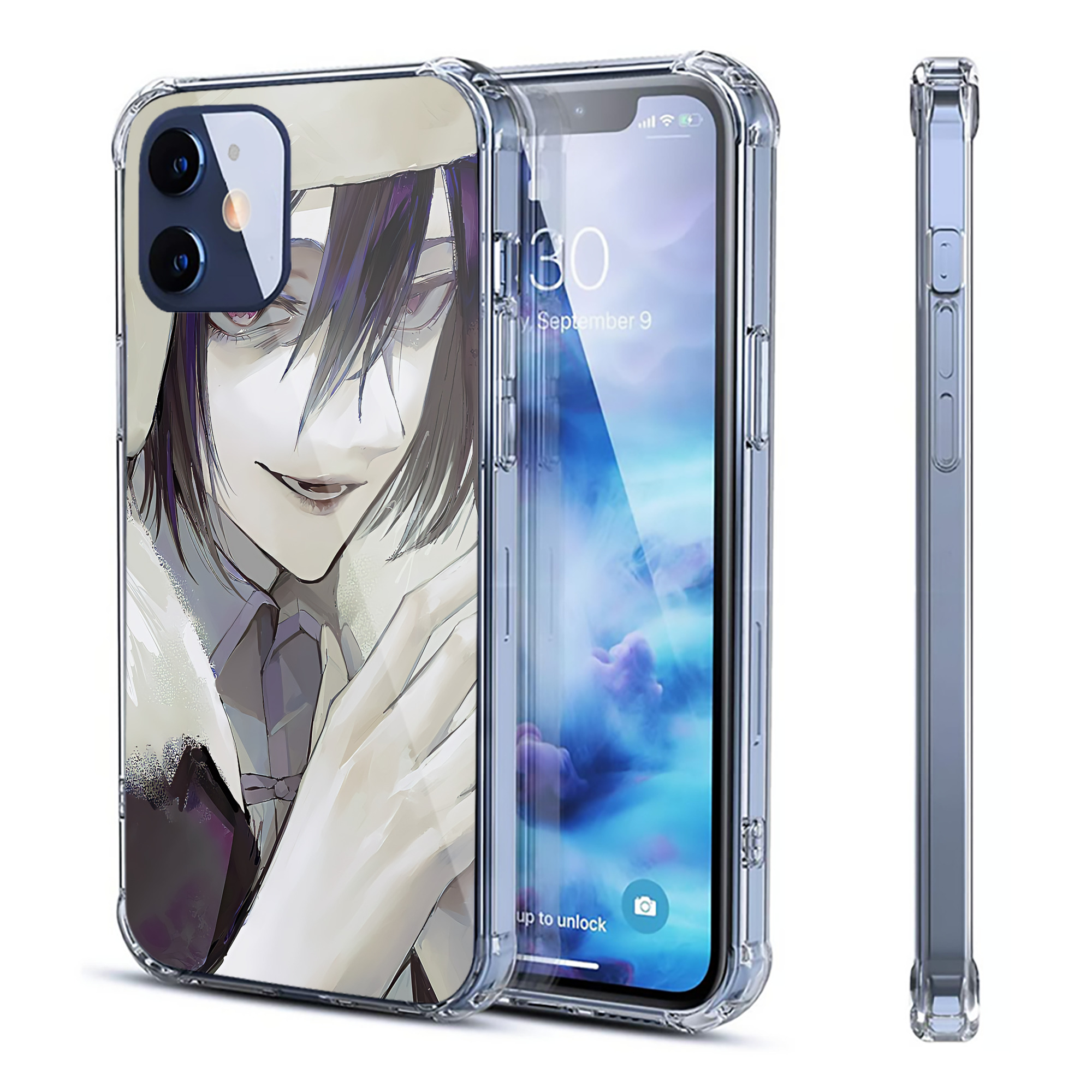 （画像用） 文豪ストレイドッグス Bungo Stray Dogs 【iPhone 12シリーズ対応】透明スマホケース（クリアソフトケース）